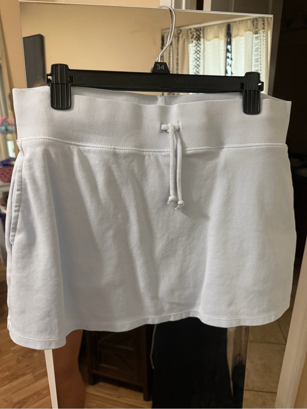wild fable light blue cotton Drawstring Mini Skort